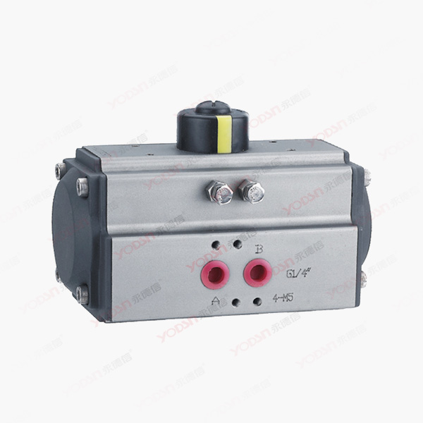 Horizontal pneumatic actuator