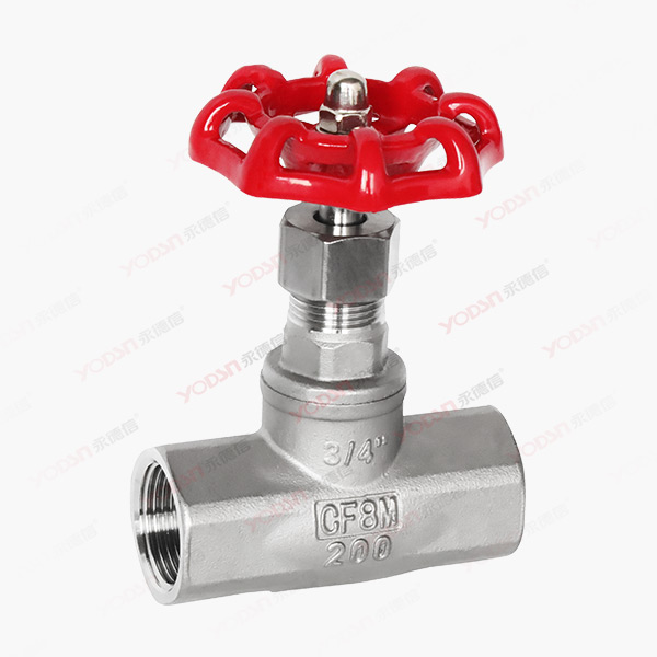 Screw thread shut-off valve