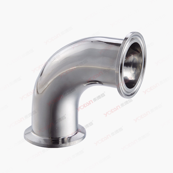 90 ° Clamp type elbow